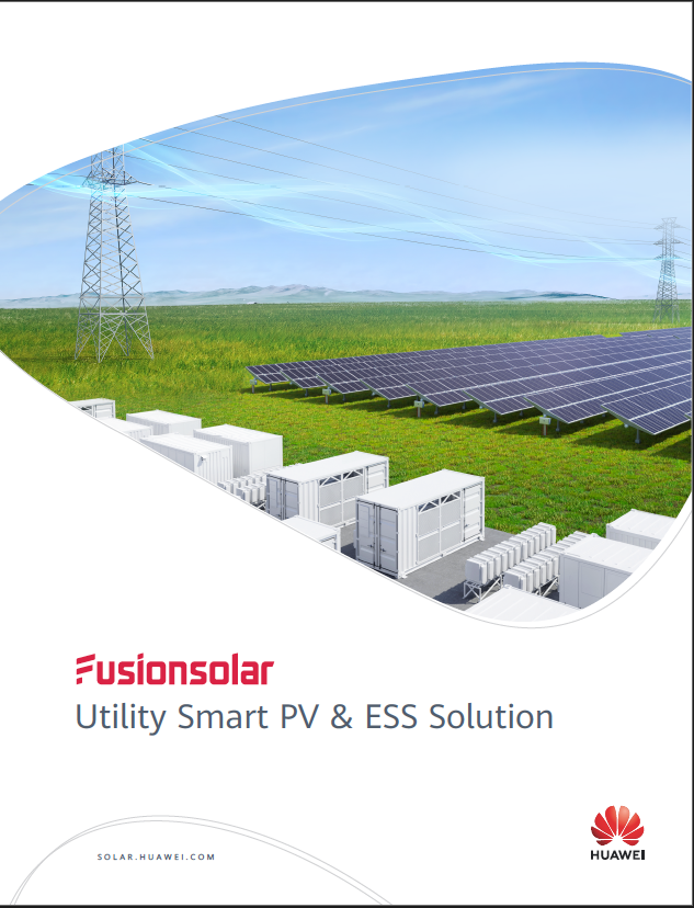 FusionSolar Utility Smart PV & ESS Solution Brochure Uitgave 2024 voorpagina.png